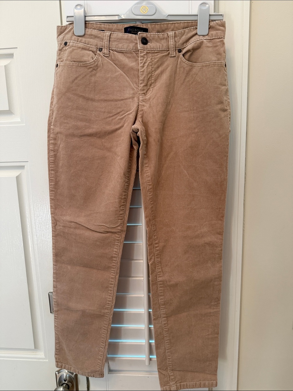 Talbots Skinny Corduroy Jeans in Tan
